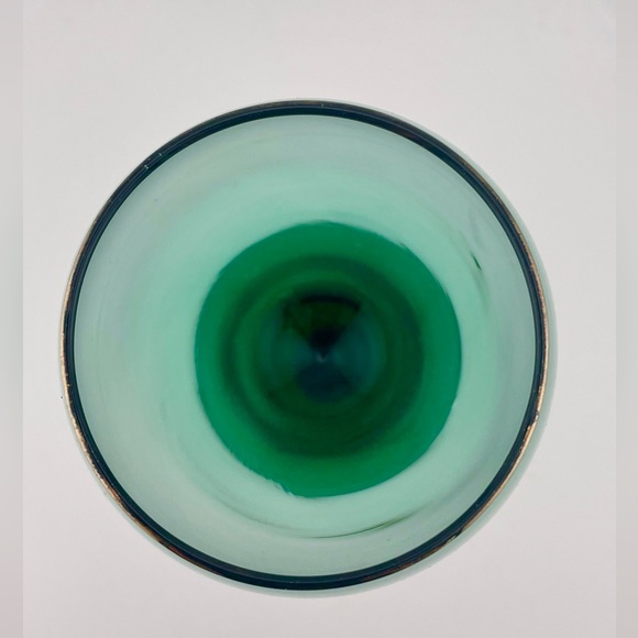 Vintage, Juniper Green, Teardrop Wine/Water Glass by Libbey - Picture 2 of 6